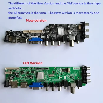 Комплект LTN156AT32-T01/LTN156AT32-401 1366X768, DVB-T DVB-T2 40pin такса цифров контролер LED USB VGA tv HDMI-съвместим AV на дистанционното управление