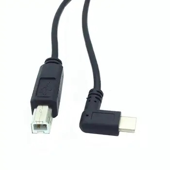 DANSPEED USB-C USB 3.1 Тип C Конектор за свързване към USB-B USB 2.0 Тип B Мъж Кабел за предаване на Данни Кабел за скенер принтер