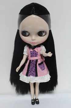 Безплатна доставка голяма отстъпка RBL-75DIY Гола кукла блайт tait подарък за рожден ден за момиче 4 цвята големи очи кукли с красиви коса скъпа играчка