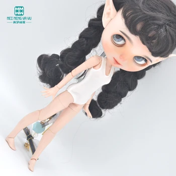 Дрехи за кукли е подходящ за Blyth Azone OB22 OB24 Играчки кукла с Моден бански черен, бял, розов