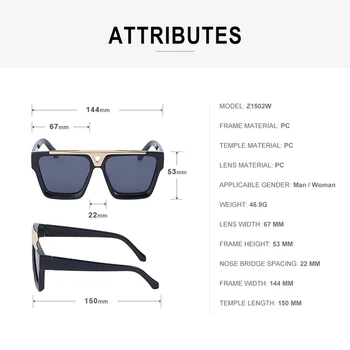 Модни Квадратни слънчеви очила в стил steampunk За мъже 2021 Луксозна марка, модни слънчеви очила в стил пънк с голям рамки за жени, очила с плосък покрив