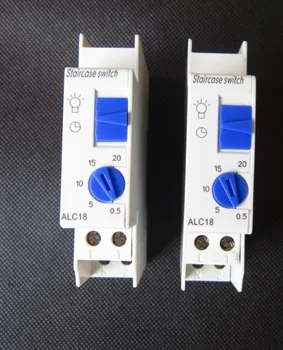 ALC18 Din-рейк стълба светлина премина време таймер контролер за Осветление на коридора, Механичен Таймер за Din-шина 16A 220V