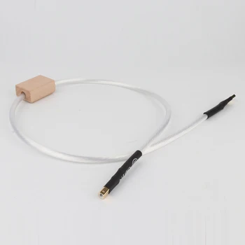 Високо Качество на ОДИН С Първокласно Посеребренным Покритие + Екраниран USB Кабел, Тип A и Тип B Hi-end Кабел за предаване на Данни За КПР