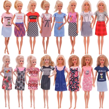 Облекло за Кукли Барби Най-новото Сладко рокля-боди, подходящо за 11,5-инчов Кукли Барби, Коктейлни Ежедневни Аксесоари за Дрехи
