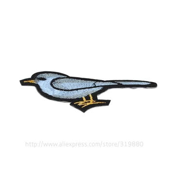 TIANXINYUE 10 бр. Синята птица Петна Желязо В тъканите САМ Бродирани Апликации Шият Дрехи тъканни Чанти