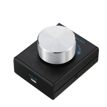 Регулатор на силата на Звука USB Компютърен Говорител Регулатор на силата на Звука с Единична Функция за изключване на звука