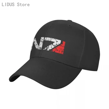 Модни шапки Mass Effect N7 Печат на бейзболни шапки за мъже и жени Летни шапки Нова младежка шапка от слънцето