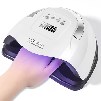SUN X7 MAX UV Сушилня за нокти Led лампа за изсушаване на Ноктите Преносима Лампа за домашна употреба за бързо изсушаване на Гел-лак за нокти Художествен инструмент