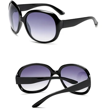 Модни Големи Слънчеви очила на Луксозната Марка Дизайнерски Vintage слънчеви очила За жени Слънчеви очила Дамски UV400 Нюанси Очила Oculos De Sol