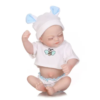 26 cm Мини Кукла Възраждане Силиконова Скъпа Играчка Моделиране на Кукла-бебе Реалистична Миличка С Костите на Крайниците Момичета Могат да се Движат Детски подаръци