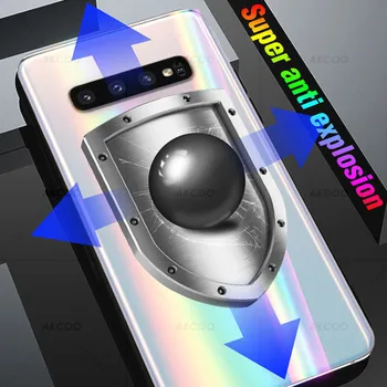 2 Бр. Задната част на фолиото Galaxy S21 Plus aurora S21 Ултра 5 г дъгова филм за домашни любимци за Samsung Note 8 9 10 20 S8 9 10 Плюс защитно покритие