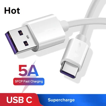 5А USB Type-C Супер Бързо Магнитен кабел за зареждане, Кабел За Huawei P30 Капитан 20 Pro honor 20 10i USB C Телефон Магнит Зарядно устройство тел