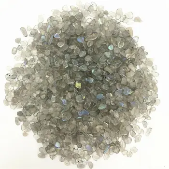 Търговия на едро с 50 г 5-8 мм Красив Натурален Сив Crystal Лунния Камък, Чакъл Бележчица Камък Лечебни Естествени Кристали Кварц