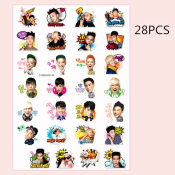 Сладък домашно етикети GD Superstar idol BIGBANG за scrapbooking Декоративни стикери САМ фото Албуми