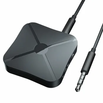 Bluetooth 5.0 Приемник Предавател 3,5 3,5 мм AUX вход RCA Конектор USB Ключ Безжична Аудиоадаптер Хендсфри разговори За Автомобил tv на PC Говорителя