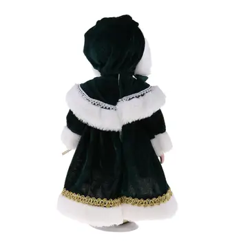 30 см Порцеланова кукла Поставка Набор от Фигури на хора със зимни дрехи Детски Подарък за домашен Декор Детски подарък
