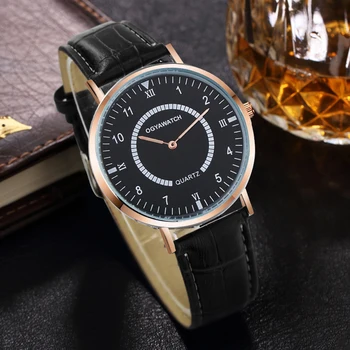 Мъжки часовници Най-добрата марка на Луксозни тънки часовници Модерни Спортни мъжки часовници Кожени часовници Erkek Кол Saati Relogio Masculino