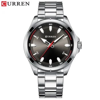 Най-добрата марка CURREN мъжки кварцови часовници, мъжки модерен бизнес ръчен часовник от неръждаема стомана водоустойчив мъжки ежедневни часовници Relogio Masculino
