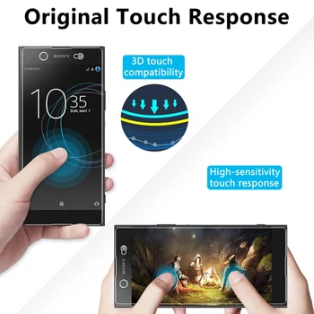 9H Закалено Стъкло за Sony Xperia X Performance XA Компактен Защитно фолио за екрана на телефон за Sony Ultra XA1 Plus Защитно Стъкло