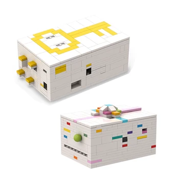 MOC Магически Строителни Блокове Кутия за декриптиране на Интелигентност на Играта Цветен Куб Пъзел Калъф за бонбони Вендинговая Модел Тухли Играчки за Коледни подаръци