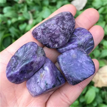Натурален Кристал чароита градешки камък исцеляющий кристал лилав камък чароита В подарък