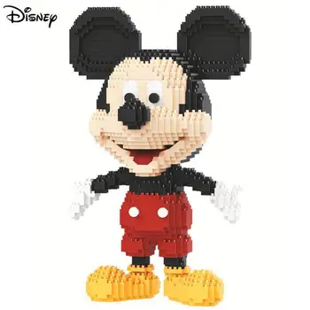 Disney Мини маус Мики Маус Диамантена Монтаж на Строителни Блокове направи си САМ 3D Модел Карикатура Доналд Дък Фигурка Образование Играчка, Подарък за Украса