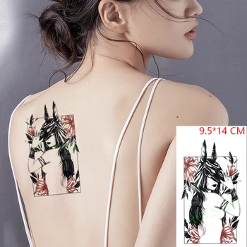 Водоустойчив временна татуировка стикер роза секси ръчно художествена татуировка на китката на флаш татуировка фалшиви татуировки за мъже и жени